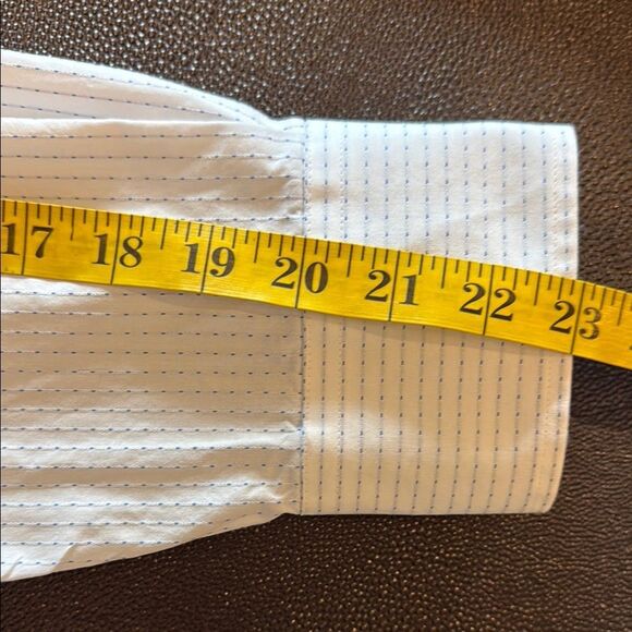 English Laundry Men's Blue and White Dress Shirt size 15 1/2 32/33 - Picture 11 of 11